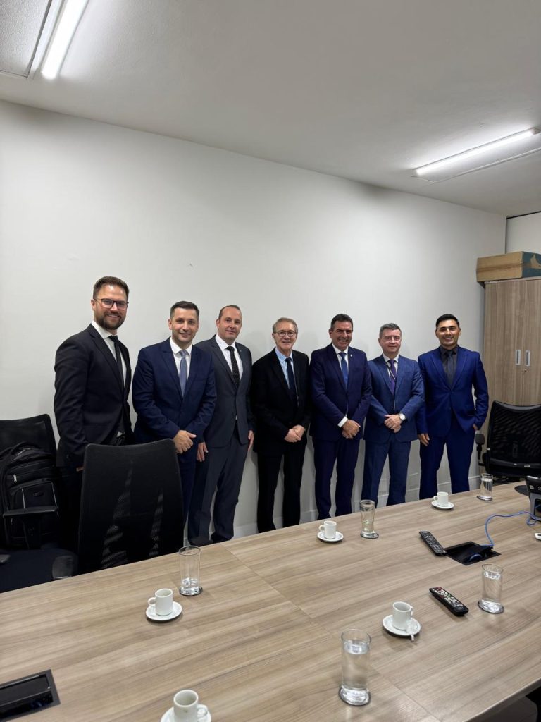 Comitiva que foi a Brasília em busca de recursos para Videira 